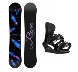 Product detail of Raven Mia Black dámský snowboard + Gravity Fenix black dámské vázání