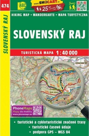 Product detail of SC 474 Slovenský raj 1:40 000
