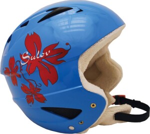 Product detail of Sulov STING modrá lesk-kytka dětská lyžařská přilba