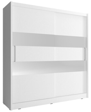 Product detail of ArtPS Šatní skříň JAMIE II 200 | bílá Barva: Bílá