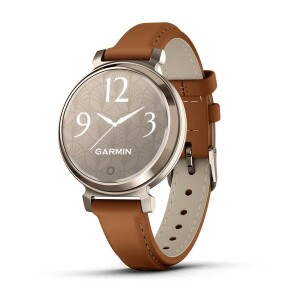 Product detail of Garmin Lily® 2 Classic Cream Gold / Tan Leather Band  - 010-02839-02