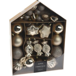 Product detail of Sada vánočních ozdob Festive zlatá, 32 ks