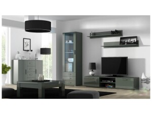 Product detail of Artcam Obývací stěna SOHO 2 Barva: Šedý/šedý lesk