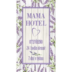 Product detail of Bohemia Gifts Dekorační obraz Mama hotel, 20 x 40 cm