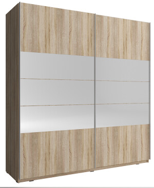 Product detail of ArtPS Šatní skříň KAYLA I 200 Barva: dub sonoma