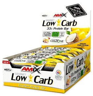 Product detail of Amix Nutrition Low-Carb 33% Protein Bar 60 g karamel - nugát
