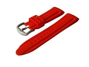 Product detail of Silikonový řemínek Vostok Europe pro Anchar - červený/matná spona