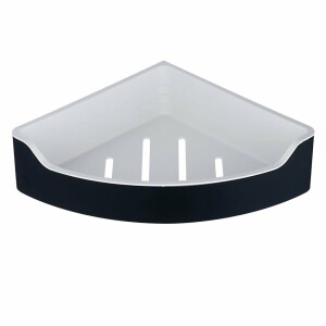 Product detail of AQUALINE SB209 Samba rohová police do sprchy, 21,8 x 6,3 x 21,8 cm, černá