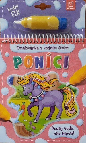 Product detail of Poníci - Omalovánka s vodním fixem - Barbara Wierzchowska