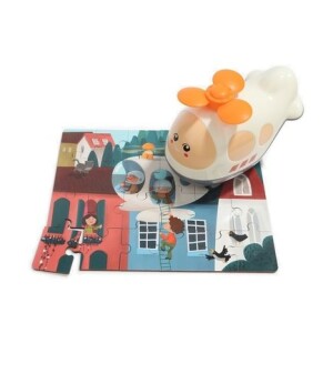 Product detail of Puzzle Letadlo, dřevěné s hračkou