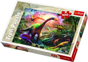 Product detail of Trefl Puzzle Svět dinosaurů / 100 dílků
