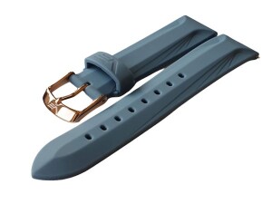 Product detail of Silikonový řemínek Vostok Europe pro Undine - modrý/zlatá spona
