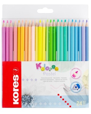 Product detail of Kores Kolores Pastel trojhranné pastelky 24 barev