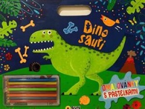 Product detail of Omalovánky - Dinosauři s pastelkami
