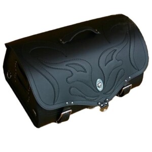 Product detail of RSA Kožená brašna na motorku K22 Black Demon černá 42 l