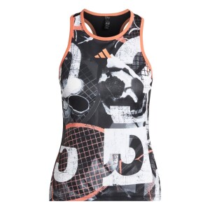 Product detail of Dámské tílko adidas  Club Tennis Graphic Tank Top White/Black S