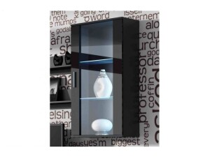 Product detail of Artcam Visící vitrína SOHO S2 Barva: Černá/černý lesk