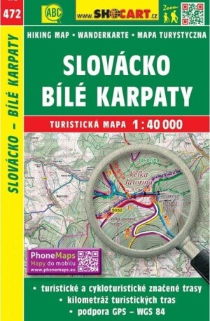 Product detail of SC 472 Slovácko, Bílé Karpaty 1:40 000