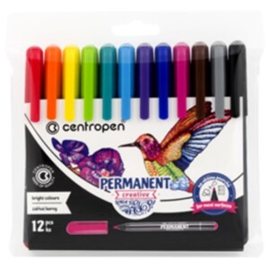 Product detail of Centropen Popisovač 2896 Permanent creative - sada 12 barev