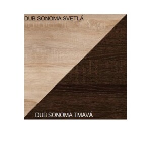 Product detail of ArtCross TV STOLEK REX Barva: Dub sonoma světlý / dub sonoma tmavý
