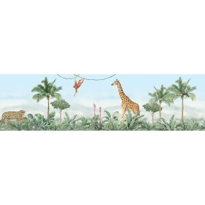 Product detail of Samolepicí bordura Jungle, 500 x 9,7 cm