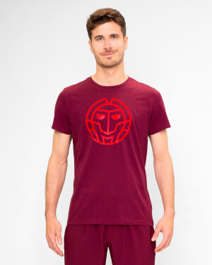 Product detail of Pánské tričko BIDI BADU  Protected Leafs Chill Tee Bordeaux M
