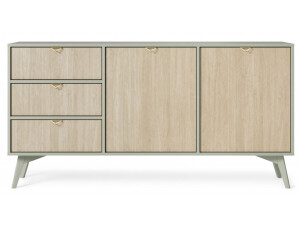 Product detail of ArtPS Komoda TIMBER KSZ158 | béžová/zelená