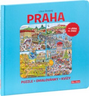 Product detail of Praha – Puzzle, omalovánky, kvízy - Libor Drobný, Ema Potužníková