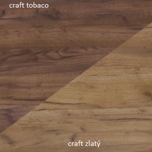 Product detail of ArtCross Šatní skříň HUGO | 10 Barva: craft zlatý /craft tobaco
