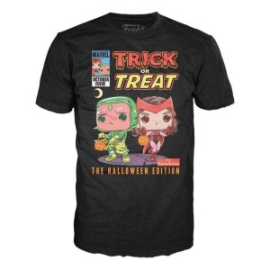 Product detail of Funko POP Tee: Marvel - Scarlett Vision Halloween (velikost XL)
