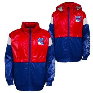 Product detail of Outerstuff bunda New York Rangers Goal Line Stance Full-Zip Windbreaker