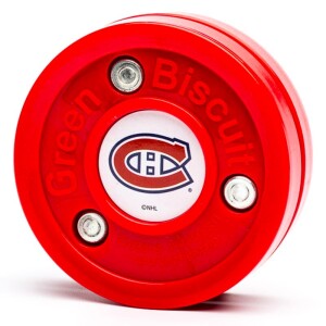Product detail of Tréninkový puk Green Biscuit  Montreal Canadiens Red