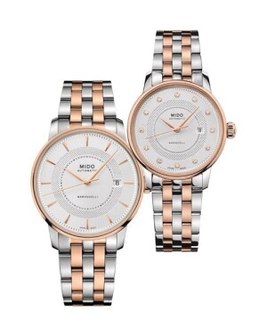 Product detail of SET Mido Baroncelli Signature M037.407.22.031.01 a M037.207.22.036.01