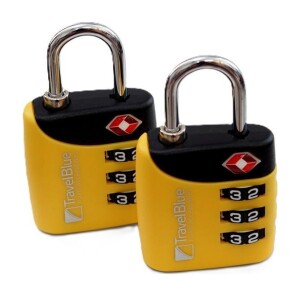 Product detail of Travel Blue 2x Combi TSA Lock Yellow