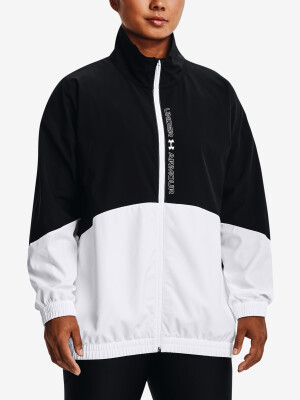 Product detail of Under Armour Woven FZ Oversized Jacket černá