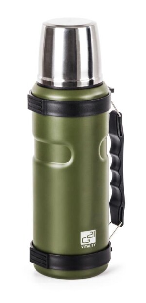 Product detail of G21 Termoláhev na pití, 1000 ml, khaki zelená s rukojetí