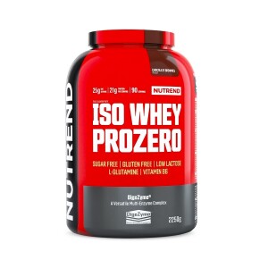 Product detail of Nutrend ISO Whey Prozero 2250 g čokoláda - brownie