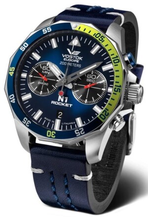 Product detail of Vostok Europe N-1 Rocket Chrono Line 6S21-225A708
