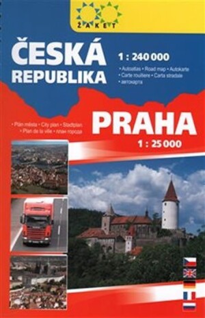 Product detail of Autoatlas ČR + Praha A5 / 1:240 000