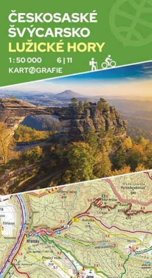 Product detail of Českosaské Švýcarsko, Lužické hory 6 |11 - oboustranná turistická mapa 1:50 000