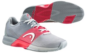 Product detail of Dámská tenisová obuv Head Revolt Pro 4.0 Clay Grey/Coral  EUR 37