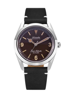 Product detail of Nivada Grenchen Super Antarctic 3.6.9 Tropical - Black Leather White Stitching