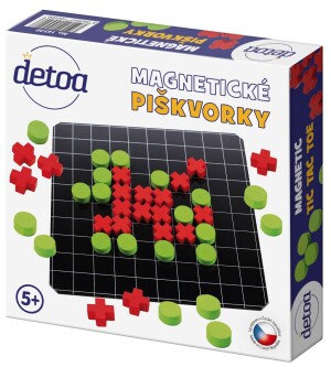 Product detail of Detoa Magnetické piškvorky dřevo - společenská hra - Detoa