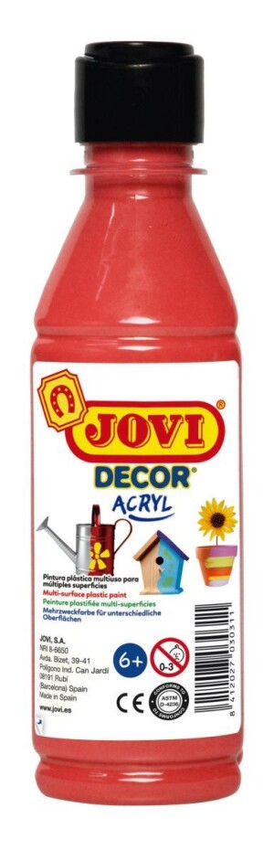 Product detail of JOVI Decor akrylová barva - červená 250 ml