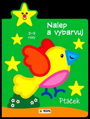 Product detail of Ptáček 2-3 roky: Nalep a vybarvuj