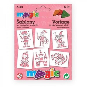 Product detail of MAGIC papírové šablony na malování POHÁDKA