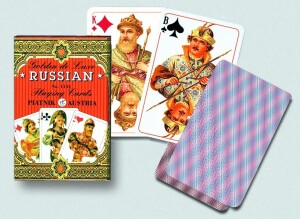 Product detail of Piatnik - Golden Russian, 55 Cards, SF