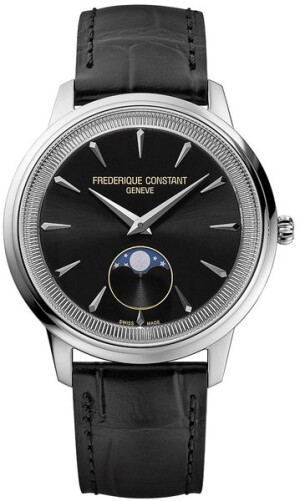 Product detail of Frederique Constant Classics Moneta Moonphase Quartz FC-206B3S6