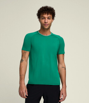 Product detail of Pánské tričko Wilson  M Team Seamless Crew Courtside Green L