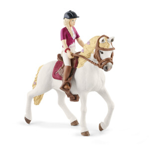 Product detail of Schleich 42540 Blondýna Sofia s pohyblivými klouby na koni, 15 cm 